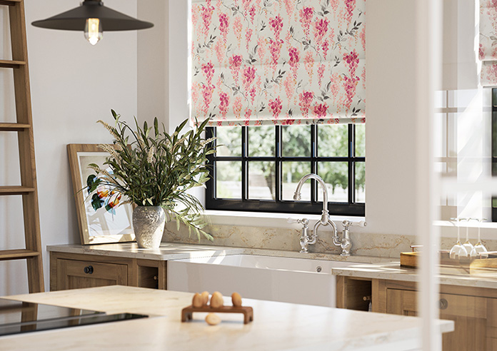 Wisteria Silk, Petal - Roman Blind - Image 5
